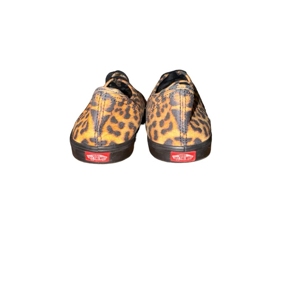 Vans Cheetah Print Lace Up Sneakers Men Size 6.5 - Picture 5 of 8